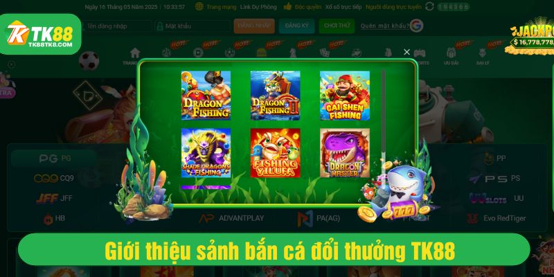 Bắn cá online tại TK88 là khu vực giải trí sôi động