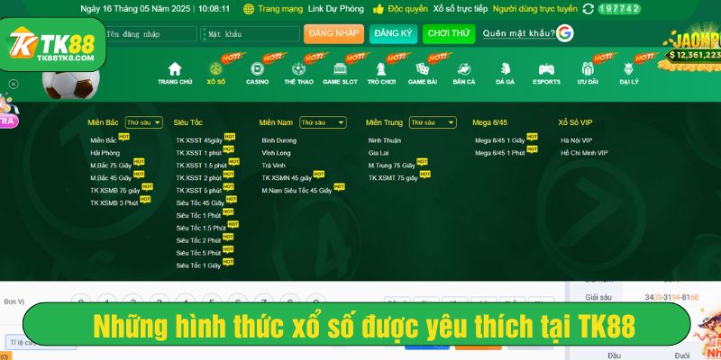 Nhiều hình thức chơi cho bạn dễ dàng lựa chọn và tham gia